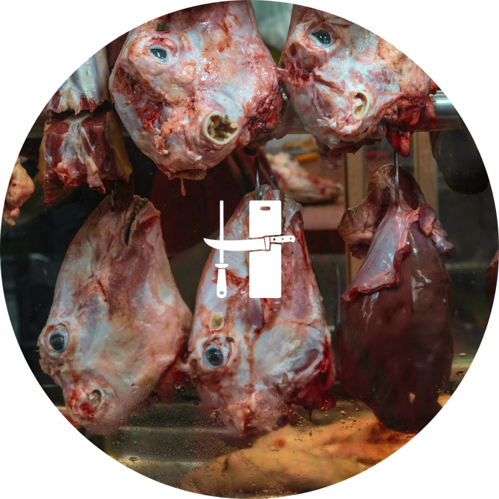 Lamb, Mutton and Goat Head and Offal